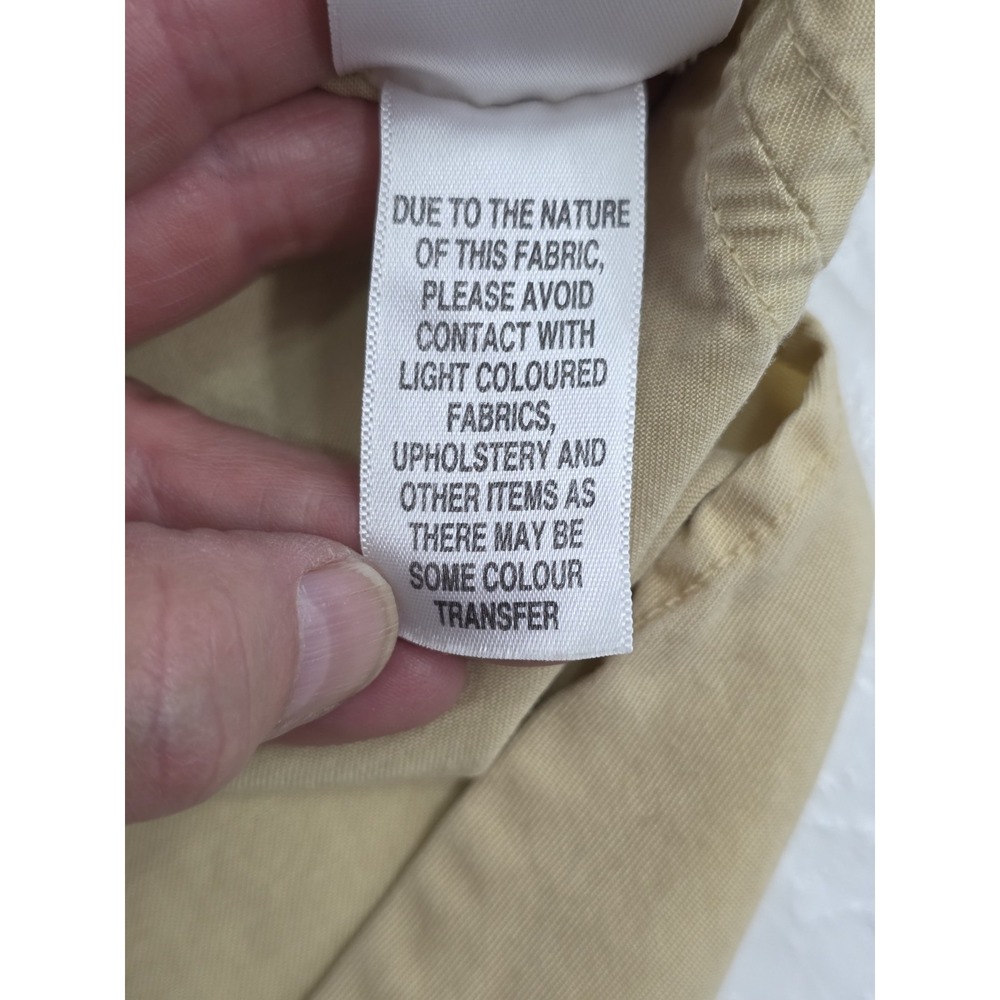 Quince Womens Size X Small Tan Tencel Button Up Blouse Minimalist  Relaxed Fit - Picture 8 of 9